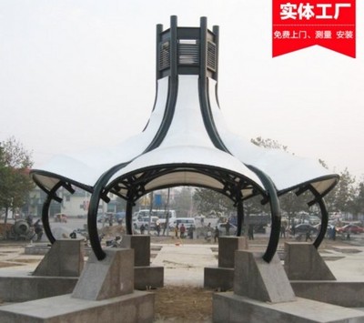 膜結(jié)構(gòu)景觀棚 沙灘廣場公園的標志性設(shè)計與施工